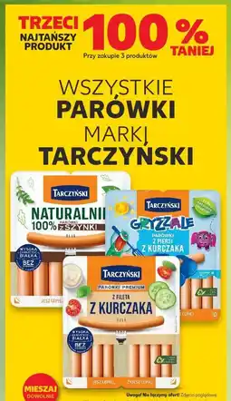 Kaufland Parówki z fileta kurczaka Tarczyński oferta