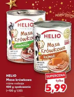 Kaufland Masa krówkowa orzechowa Helio oferta