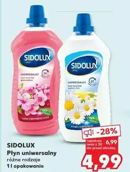 Kaufland Płyn do mycia kwiat japońskiej wiśni Sidolux Uniwersalny oferta