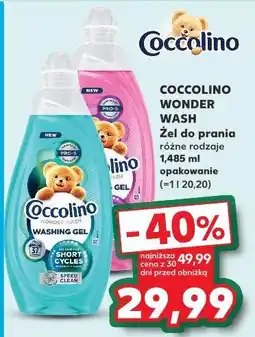 Kaufland Żel do prania speed clean Coccolino oferta