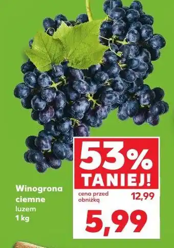 Kaufland Winogrona ciemne oferta