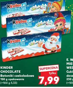 Kaufland KINDER CHOCOLATE oferta