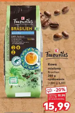 Kaufland Kawa mielona Favourites oferta