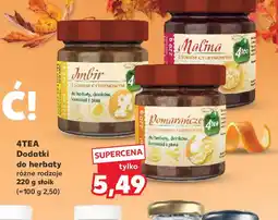 Kaufland 4TEA Dodatki do herbaty oferta