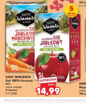 Sady Wincenta Sok 100% tłoczony