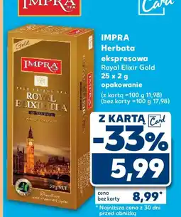 Kaufland IMPRA Herbata ekspresowa oferta