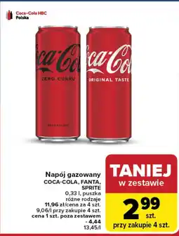 Carrefour Napój gazowany Coca-Cola oferta