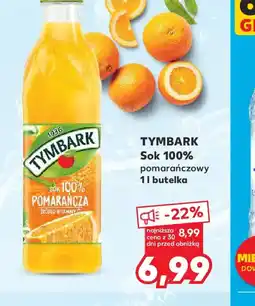 Kaufland TYMBARK Sok 100% oferta