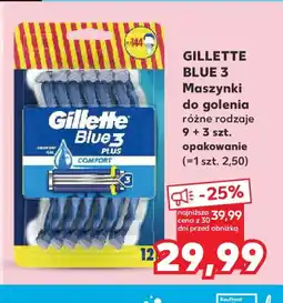 Kaufland GILLETTE BLUE 3 Maszynki do golenia oferta