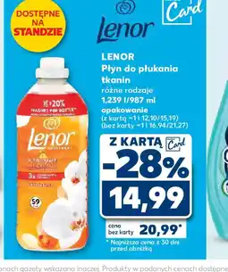 Kaufland Lenor Płyn do płukania tkanin oferta