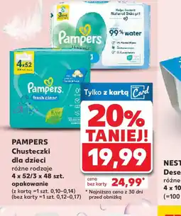 Kaufland PAMPERS Chusteczki dla dzieci oferta