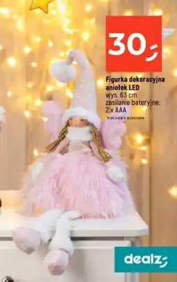 Dealz Figurka dekoracyjna aniołek LED oferta