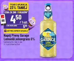 Polomarket Napój Piwny Garage Lemon&Lemongrass 0% oferta