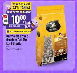 Polomarket Karma dla kota z drobiem Cat The Lord Sterile oferta