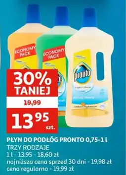 Auchan Płyn do podłog pronto oferta