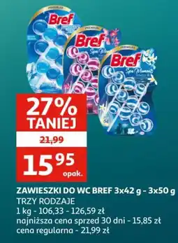 Auchan Zawieszki do wc bref oferta