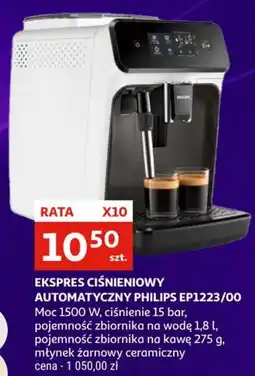 Auchan Ekspres ciśnieniowy automatyczny philips ep1223/00 oferta