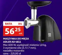 Auchan Maszynka do mięsa adler ad 4811 oferta