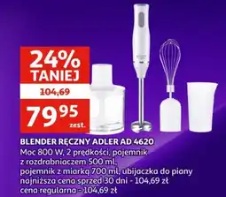 Auchan Blender ręczny adler ad 4620 oferta