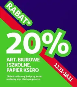Auchan Art. biurowe i szkolne, papier ksero oferta