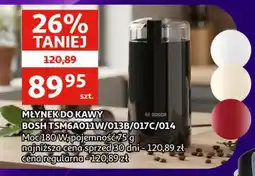 Auchan Młynekdo kawy bosh tsm6a011w/013b/017c/014 oferta