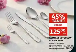 Auchan Komplet sztućców bubble 30 el. oferta