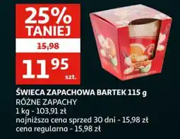 Auchan Świeca zapachowa bartek oferta