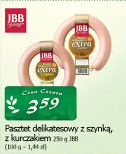 Cezar Delikatesy Pasztet delikatesowy z szynką, z kurczakiem JBB oferta
