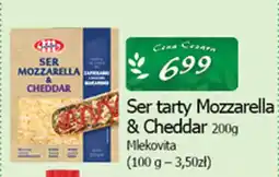 Cezar Delikatesy Ser tarty Mozzarella & Cheddar Mlekovita oferta