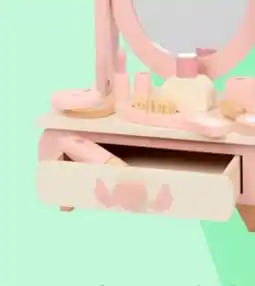 Action Drewniana toaletka oferta