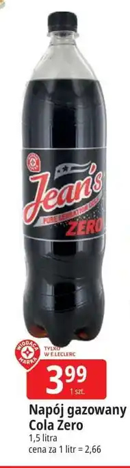 Napój zero Wiodąca Marka Jean's Cola