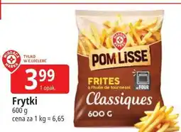 E.Leclerc Frytki cienkie Wiodąca Marka Pom Lisse oferta