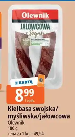 E.Leclerc Kiełbasa jałowcowa Olewnik oferta