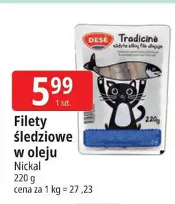 E.Leclerc Filety śledziowe litewskie w oleju Dese oferta