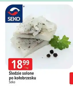 E.Leclerc Śledzie solone po kołobrzesku Seko oferta