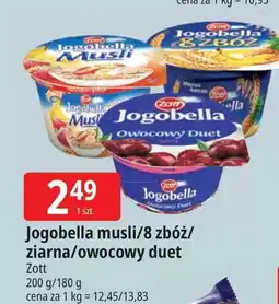 E.Leclerc Jogurt wiśnia Zott Jogobella Owocowy Duet oferta