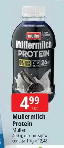 E.Leclerc Napój mleczny ciasteczkowy Mullermilch Protein oferta