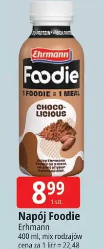 E.Leclerc Napój mleczny choco-licious Ehrmann Foodie oferta