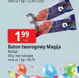E.Leclerc Baton twarogowy z nadzieniem czarnej jagody Magija oferta