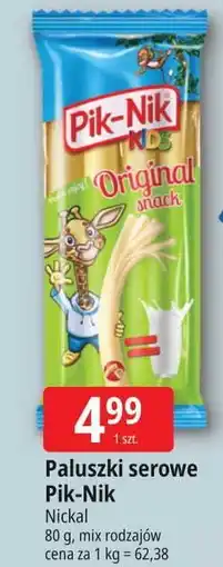 E.Leclerc Paluszki serowe original Pik-Nik Kids oferta
