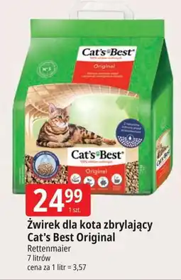 E.Leclerc Żwirek dla kota original Cat's Best oferta
