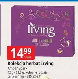 E.Leclerc Zestaw w pudełku herbat white & green Irving oferta