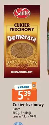 E.Leclerc Cukier trzcinowy Sante Demerara oferta