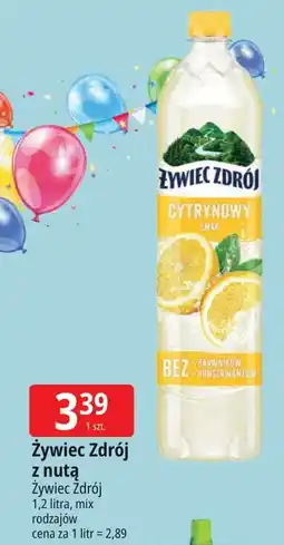 E.Leclerc Woda cytryna Żywiec Zdrój Z Nutą oferta