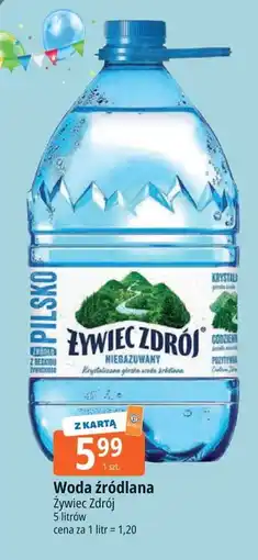 E.Leclerc Woda niegazowana Żywiec Zdrój oferta