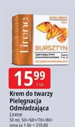 E.Leclerc Krem do twarzy odżywienie 80+ Lirene Biała Perła oferta