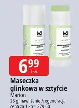 E.Leclerc Maseczka glinkowa w sztyfcie regenerująca Marion oferta