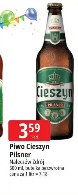 E.Leclerc Piwo Cieszyn Pilsner oferta