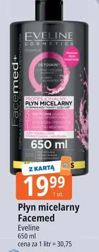 E.Leclerc Profesjonalny płyn micelarny 3w1 do każdego rodzaju skóry Eveline Cosmetics oferta