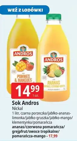 E.Leclerc Sok pomarańcza-mango Andros oferta